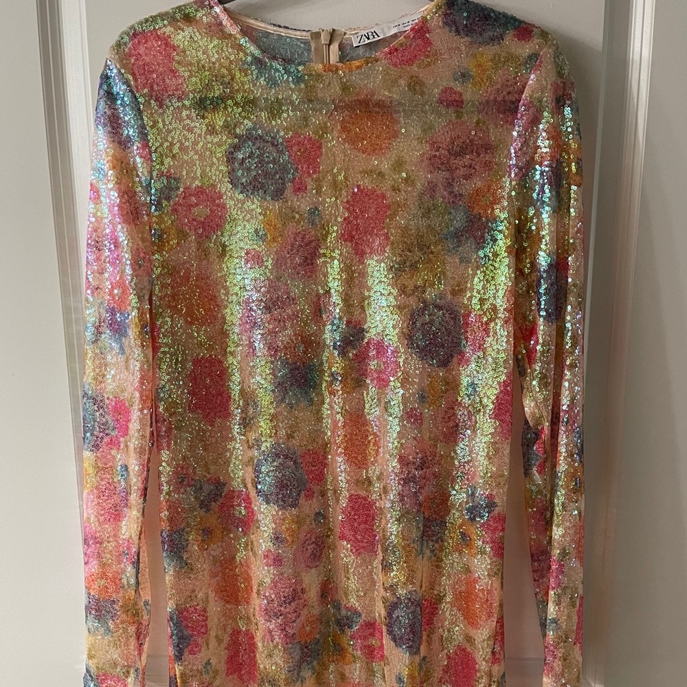 Zara sequins dress